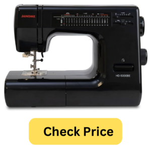 Janome HD5000 Black Edition Heavy Duty Sewing Machine
