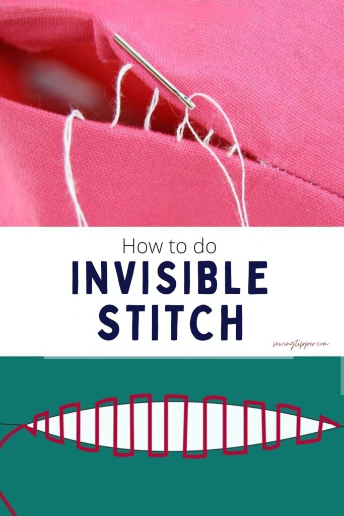 how to do an invisible stitch on pants