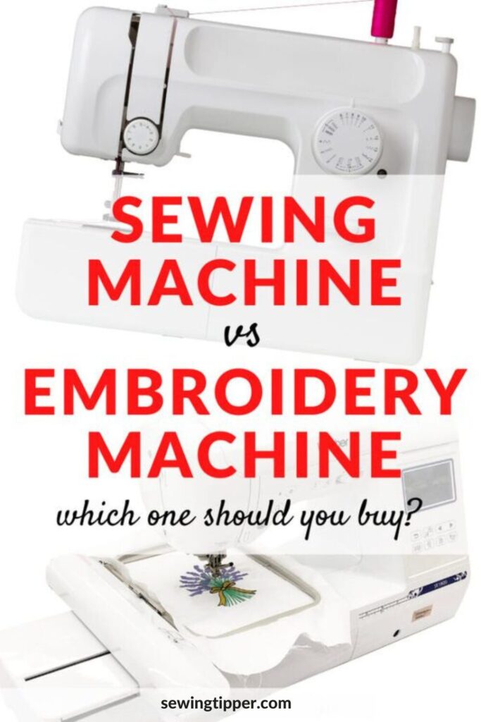Embroidery Machine vs Sewing Machine 