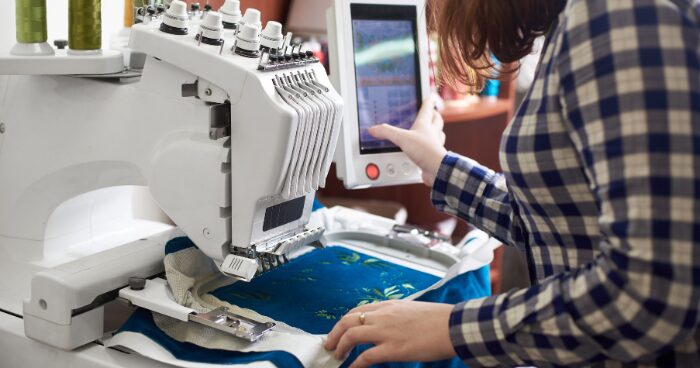 Automatic Embroidery Machine