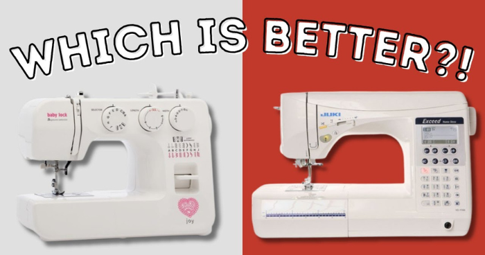 Computerized Sewing Machine Vs Mechanical